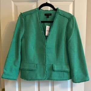 Ann Taylor Green Blazer - NWT